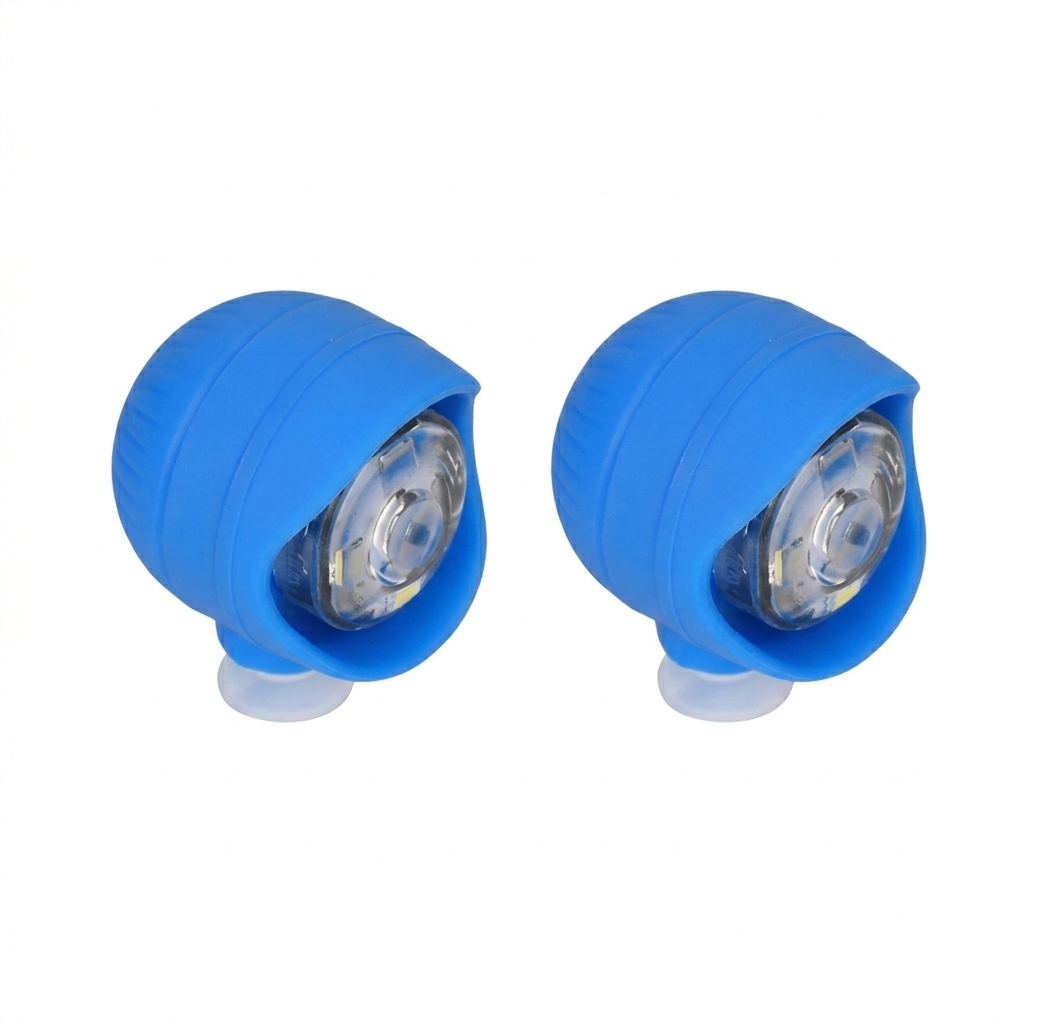 Crocs için LED Işıklı Aksesuar (4 Adet) 2 Adet Sarı + 2 Adet Mavi