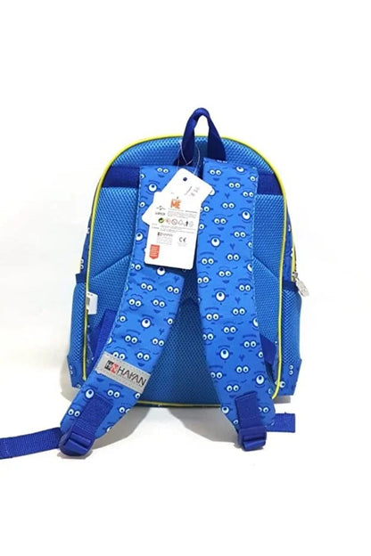 Minions Unisex Mavi Okul Çantası