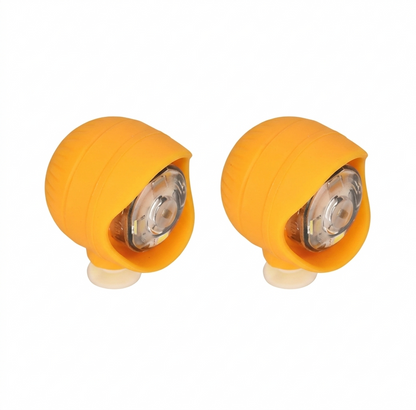 Crocs için LED Işıklı Aksesuar (4 Adet) 2 Adet Sarı + 2 Adet Mavi